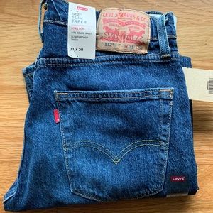 Brand New 31x30 Levi’s 512 Slim Taper Jeans